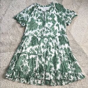 Current Air Green Floral Mini Dress